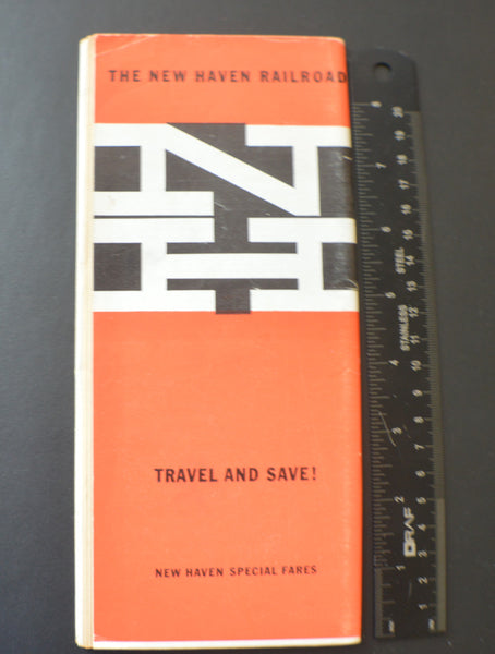 New Haven Railroad "The Scenic Shoreline Route" Timetable (1958)