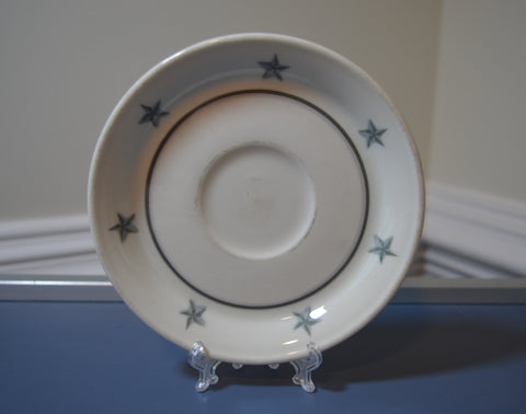 United States Lines 5 1/2" Grey Star Saucer (1950/60s)